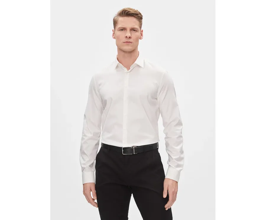 obrazek 1 Calvin Klein Koszula K10K112301 Biały Slim Fit