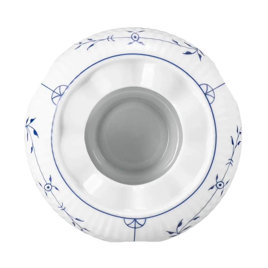 obrazek 2 Porcelanowy podgrzewacz z Niemiec zdobiony motywem roślinnym - Tettau