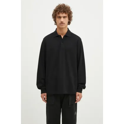 Zdjęcie 1017 ALYX 9SM longsleeve bawełniany kolor czarny gładki AAMTS0485FA01