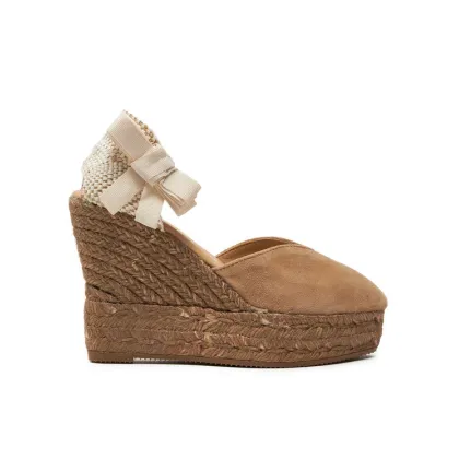 Zdjęcie Manebi Espadryle Hamptons Heart-Shaped Wedge Espadrilles W 1.6 WH Beżowy