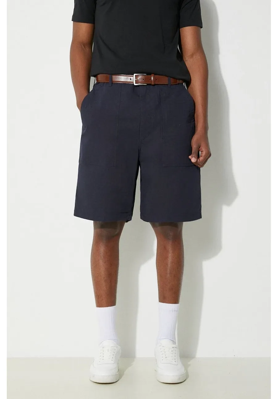 obrazek 1 Engineered Garments szorty bawełniane Fatigue Short kolor granatowy OR271.CT114