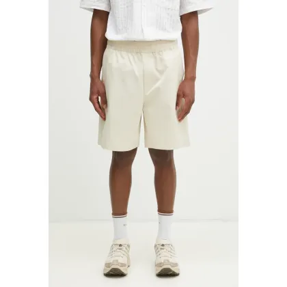 Zdjęcie Axel Arigato szorty bawełniane Stitch Embroidered Shorts kolor beżowy A3124001