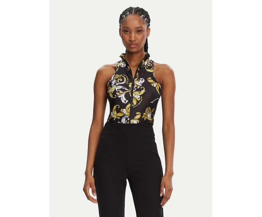 obrazek 1 Versace Jeans Couture Body 78HAM207 Czarny Slim Fit