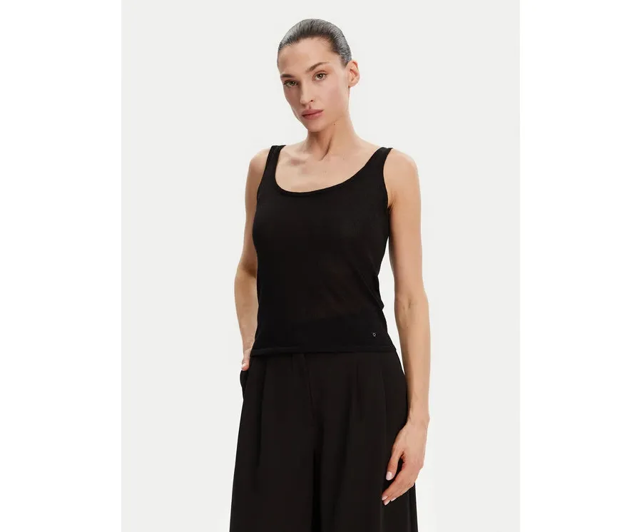 obrazek 1 Guess Top W5GR16 Z3E22 Czarny Regular Fit