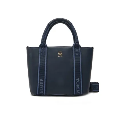 Zdjęcie Tommy Hilfiger Torebka Th Logotape Mini Tote AW0AW17201 Granatowy