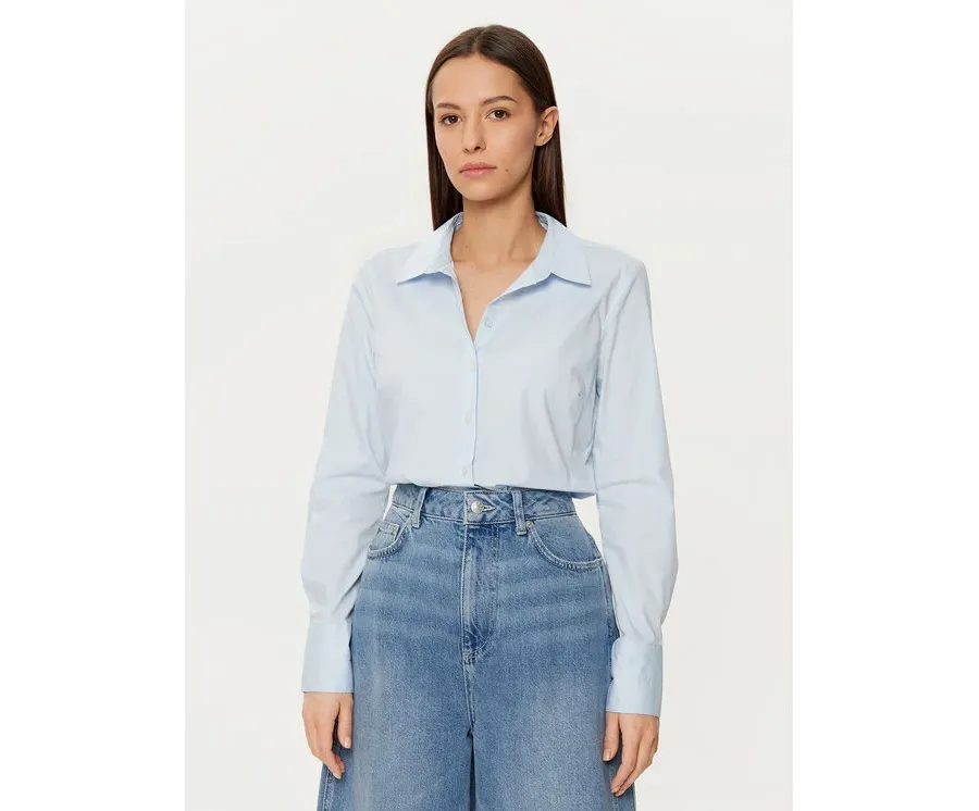 obrazek 1 Vero Moda Koszula Anna 10318701 Błękitny Slim Fit