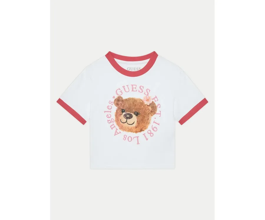 obrazek 1 Guess T-Shirt J5RI41 K6YW4 Biały Regular Fit