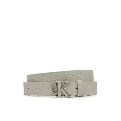 Zdjęcie Calvin Klein Jeans Pasek Damski Monogram Placque Buckle 25Mm LV04K7003G Biały