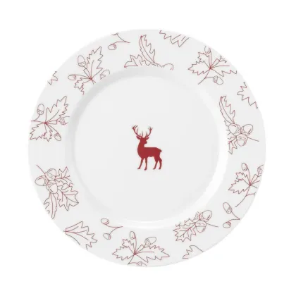 Zdjęcie Porcelanowy talerz śniadaniowy 24 cm zdobiony subtelnym motywem - Seltmann Weiden