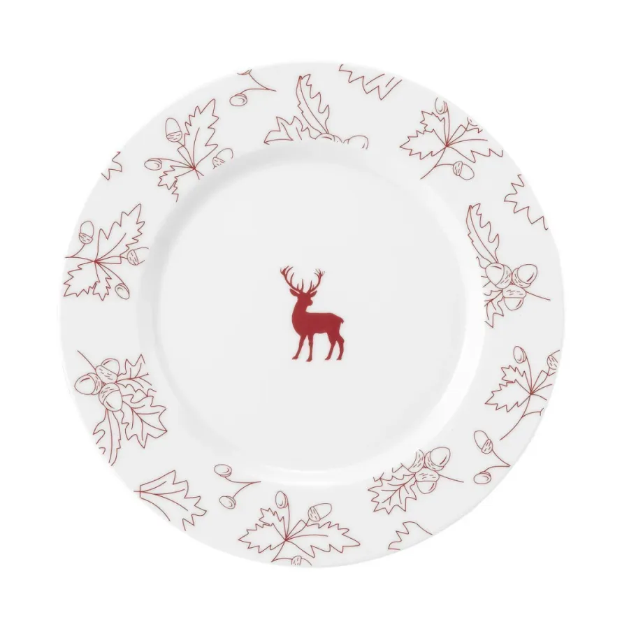 obrazek 1 Porcelanowy talerz śniadaniowy 24 cm zdobiony subtelnym motywem - Seltmann Weiden