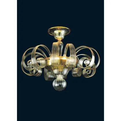 Zdjęcie Lampa sufitowa ręcznie wykonana ze szkła Murano