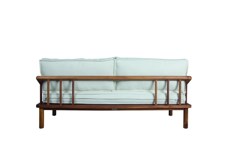 obrazek 4 Stylowa trzyosobowa sofa Ring wykonana z drewna tekowego