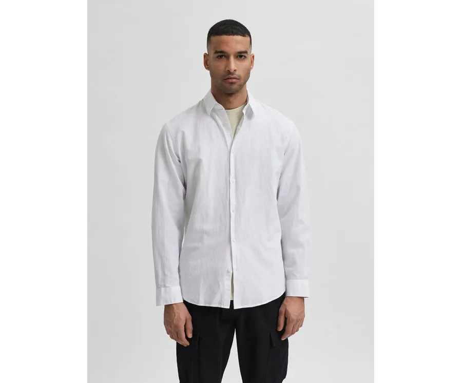 obrazek 1 Selected Homme Koszula 16078867 Biały Slim Fit