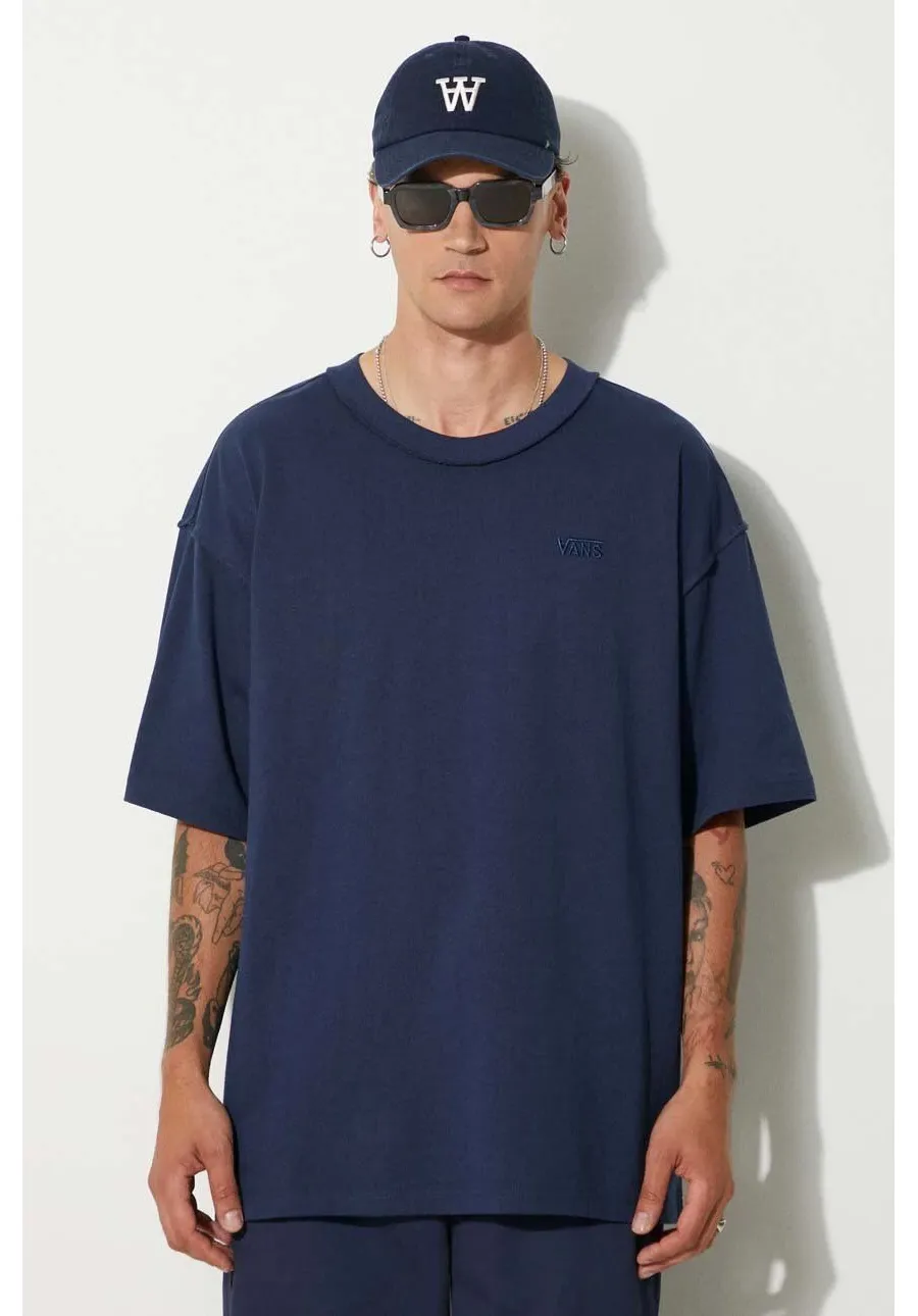 obrazek 1 Vans t-shirt bawełniany Premium Classics LX męski kolor granatowy gładki VN000GBYLKZ1