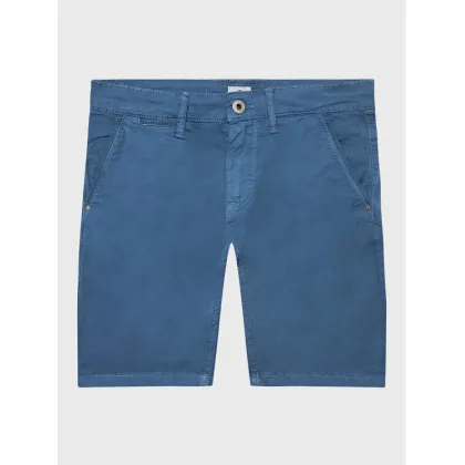 Zdjęcie Pepe Jeans Szorty materiałowe Blueburn Short PB800726C75 Niebieski Regular Fit