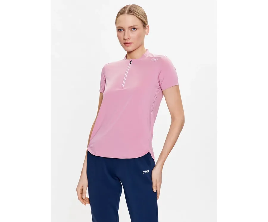 obrazek 1 CMP Koszulka rowerowa 33N6406 Różowy Regular Fit