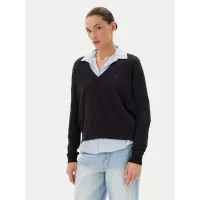 Zdjęcie Tommy Jeans Sweter Essential DW0DW19888 Czarny Regular Fit