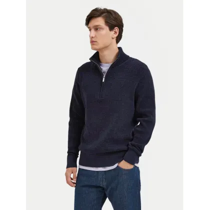 Zdjęcie Selected Homme Sweter Rodney 16087985 Granatowy Regular Fit