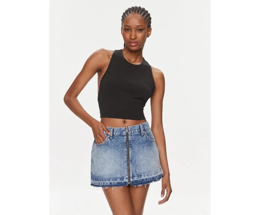 obrazek 1 Calvin Klein Swimwear Top KW0KW02481 Czarny Slim Fit