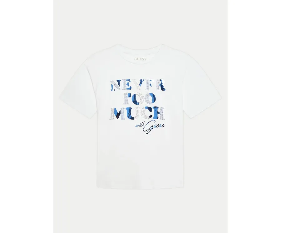 obrazek 1 Guess T-Shirt J4YI41 K6YW4 Biały Regular Fit