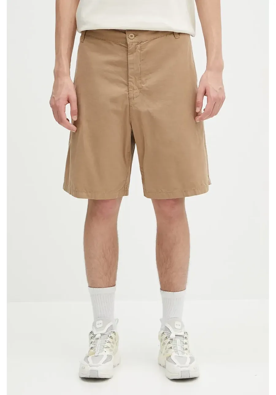 obrazek 1 Carhartt WIP szorty bawełniane Calder Short męskie kolor beżowy I034812.8YGD