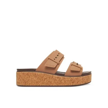 Zdjęcie Crocs Klapki Brooklyn Cork Buckle 211252 Beżowy