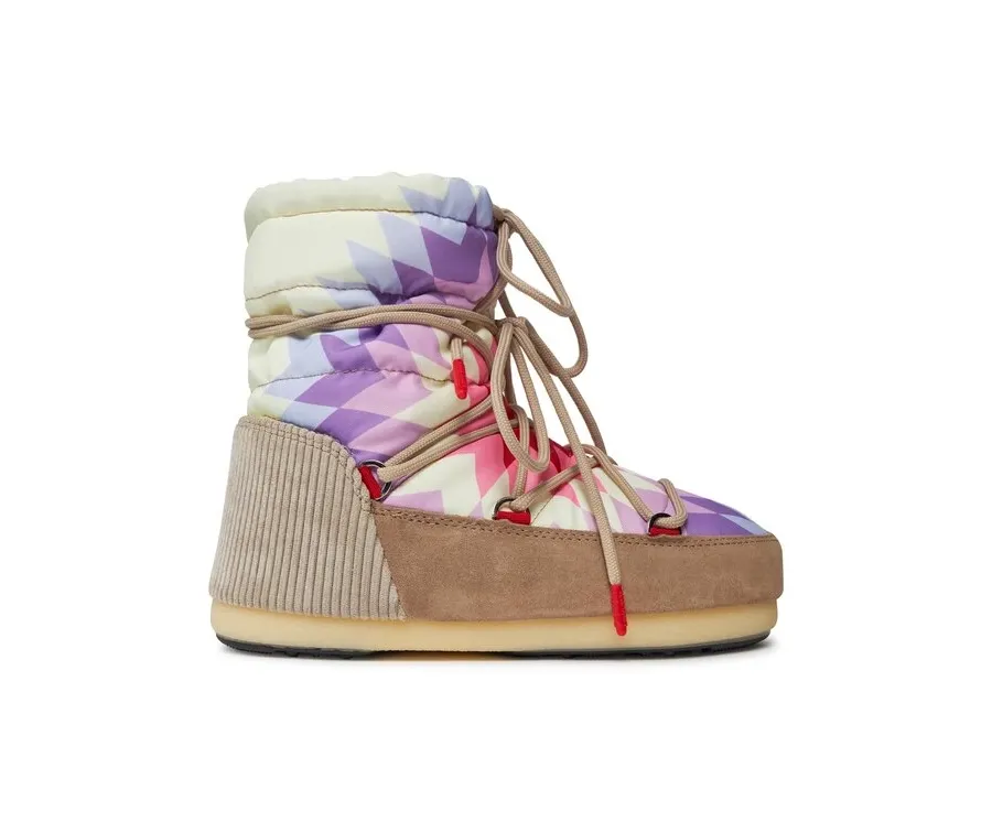obrazek 1 Moon Boot Śniegowce Light Kaleidoscope 14602200001 Beżowy