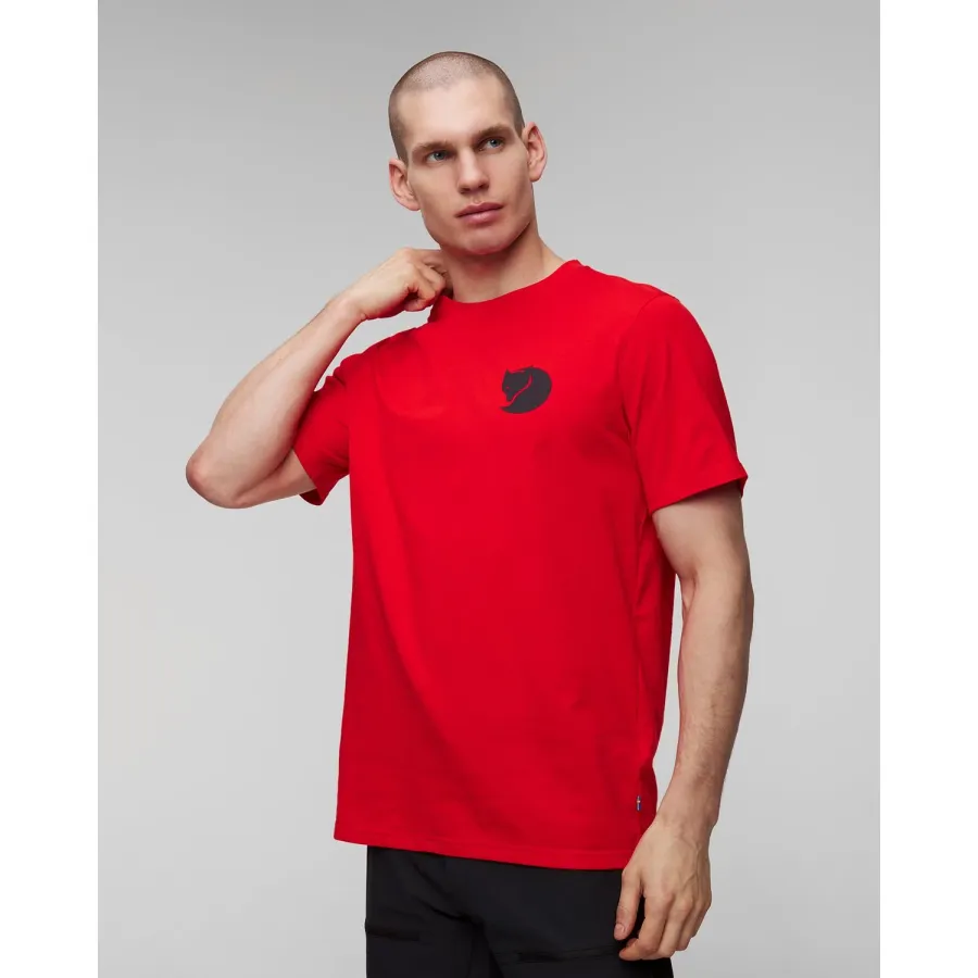 obrazek 1 Pomarańczowy T-shirt Męski Fjallraven Walk With Nature M