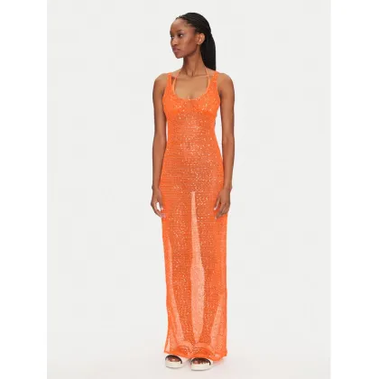 Zdjęcie Guess Sukienka plażowa E5GK01 KCR20 Pomarańczowy Bodycon Fit
