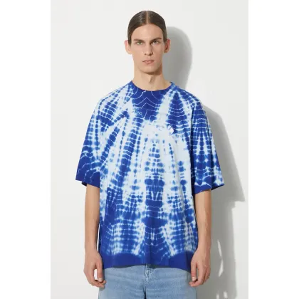 Zdjęcie Marcelo Burlon t-shirt bawełniany Aop Soundwaves Over męski kolor niebieski gładki CMAA054S24JER0044501