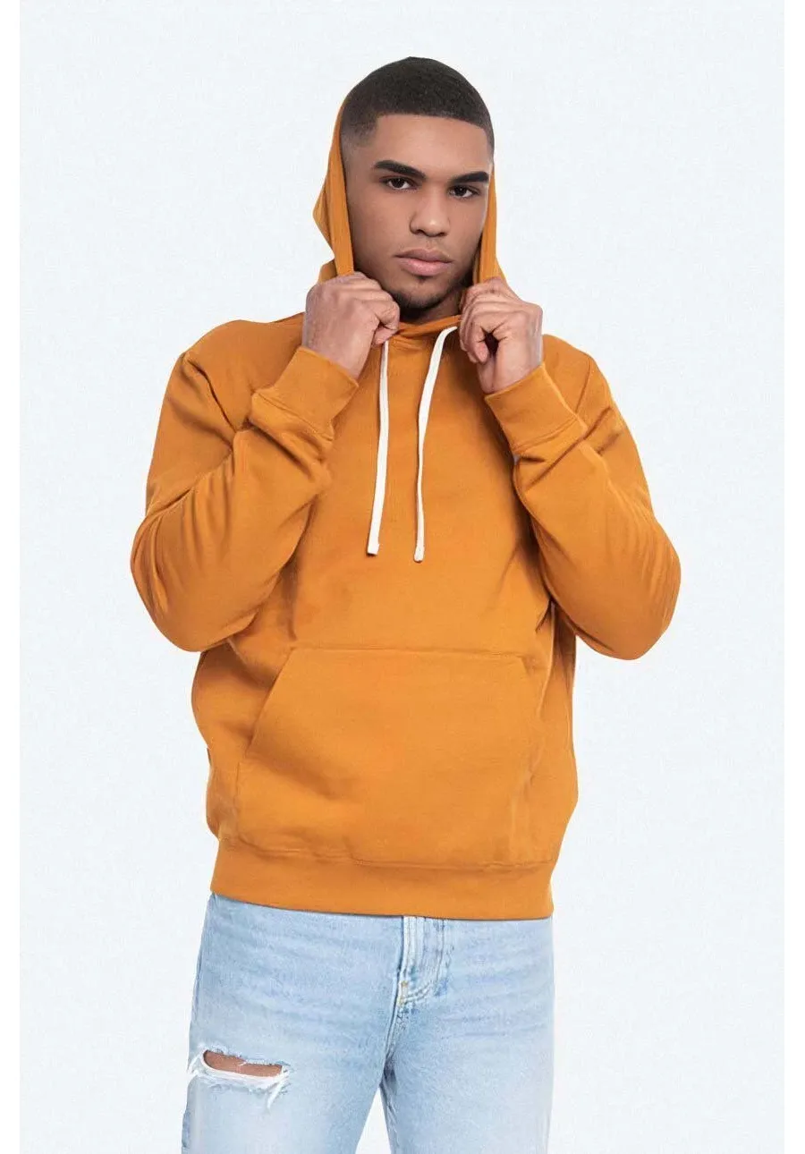 obrazek 1 Wood Wood bluza Ian Hoodie Camel 10025605.2424 męska kolor bordowy z kapturem z nadrukiem