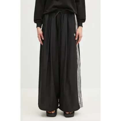 Zdjęcie Y-3 spodnie 3-Stripes Nylon Pants damskie kolor czarny z aplikacją JD5997