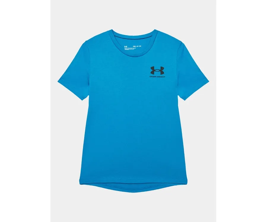 obrazek 1 Under Armour T-Shirt Ua Sportstyle Left Chest Ss 1363280 Niebieski Loose Fit