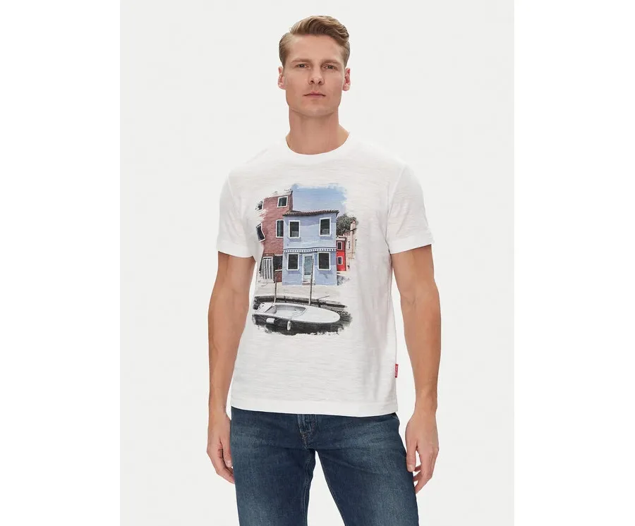 obrazek 1 JOOP! Jeans T-Shirt 15 JJJ-29Albin 30045721 Biały Modern Fit