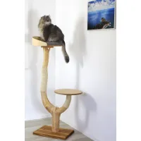 Zdjęcie Ekskluzywne legowisko dla kota, drapak dla kota, akcesoria dla zwierząt, mebel dla kota. Rzeżba. Eco.Prezent dla kota.