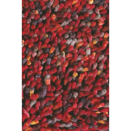 Picture Stylish red shaggy carpet - ROCKS 70503