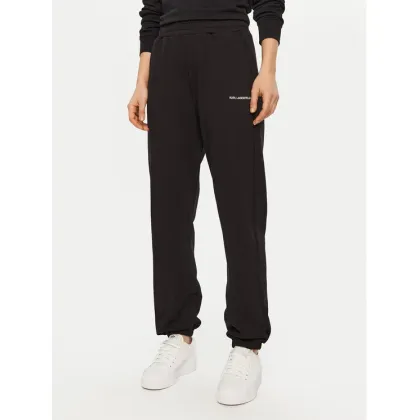 Zdjęcie KARL LAGERFELD Spodnie dresowe A1W10130 Czarny Relaxed Fit