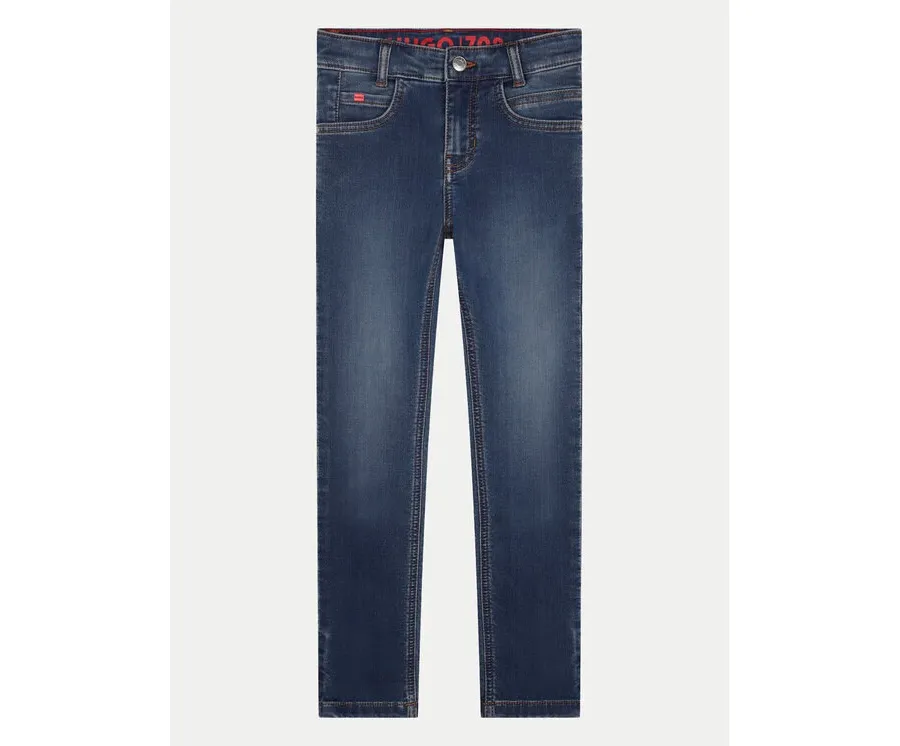 obrazek 1 Hugo Jeansy G00186 M Niebieski Slim Fit HUGO