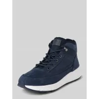 Zdjęcie Sneakersy skórzane z naszywką z logo model ‘WARM NUBUCK’