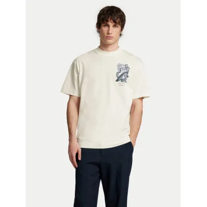 Zdjęcie Selected Homme T-Shirt Will 16097225 Écru Relaxed Fit