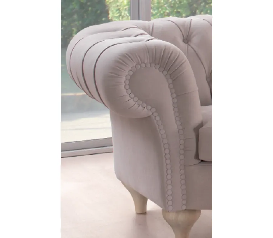 obrazek 2 Przepiękna, skórzana sofa do salonu chesterfield