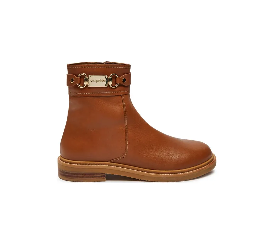 obrazek 1 See By Chloé Botki Signature SB43034A Brązowy
