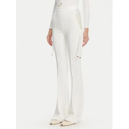 Zdjęcie Elisabetta Franchi Spodnie materiałowe PA-083-51E2 Biały Regular Fit