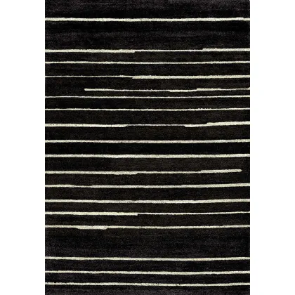 Zdjęcie Elegancki czarny dywan do pokoju - Sartori Rugs