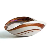 Picture A designer bowl in the shape of a shell