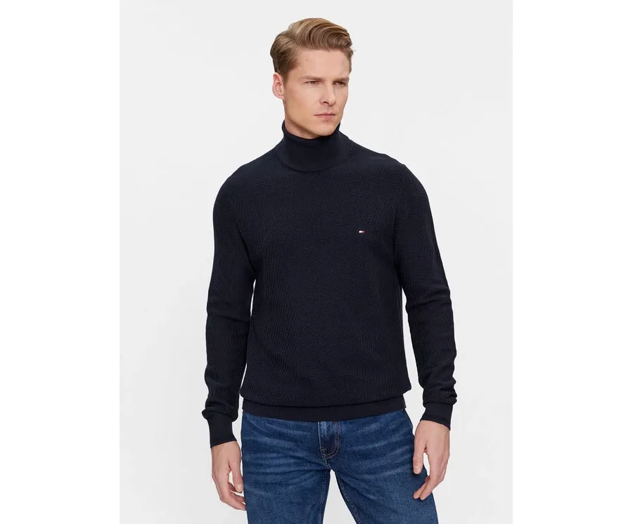 obrazek 1 Tommy Hilfiger Golf MW0MW33453 Granatowy Regular Fit