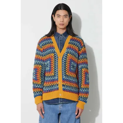 Zdjęcie Corridor kardigan bawełniany Sunburst Cardigan kolor pomarańczowy SW0109
