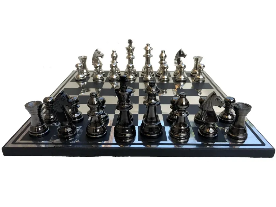 obrazek 2 Wykonany z aluminium pakiet szachowy - The Chess Empire