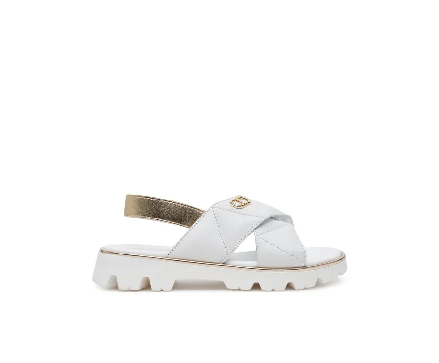 obrazek 1 TWINSET Sandały 251GCJ044 S Biały