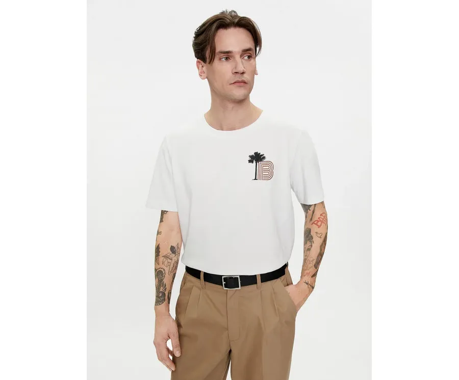 obrazek 1 Baldessarini T-Shirt B4 20075/000/5199 Biały Regular Fit